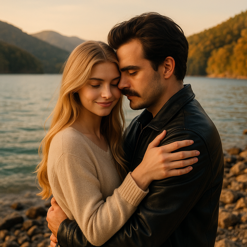 Novah and Josh from Book 1 of the Watauga Lake series